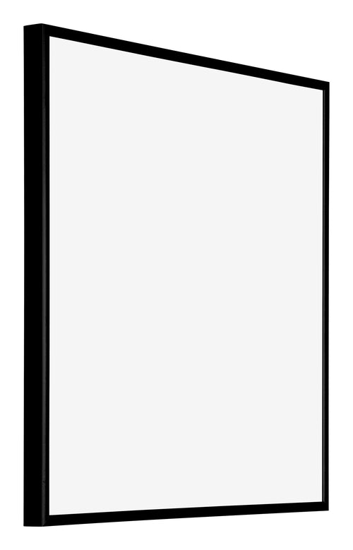 Austin Aluminium Fotolijst 55x55cm Zwart Hoogglans Voorzijde Schuin | Yourdecoration.nl