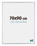Kent Aluminium Fotolijst 70x90cm Zilver Hoogglans Voorzijde Maat | Yourdecoration.nl