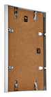 Kent Aluminium Fotolijst 75x100cm Zilver Hoogglans Achterzijde Schuin | Yourdecoration.nl