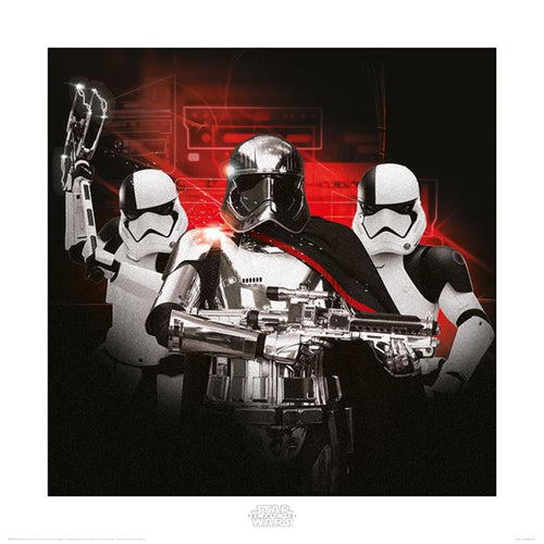 Kunstdruk Star Wars The Last Jedi Stormtrooper Team 40x40cm Pyramid PPR45758 | Yourdecoration.nl