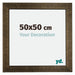 Leeds Houten Fotolijst 50x50cm Champagne Geborsteld Voorzijde Maat | Yourdecoration.nl