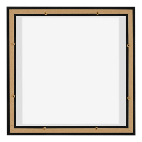 Lyon MDF Baklijst 1 1 Zwart Mat Achterzijde | Yourdecoration.nl