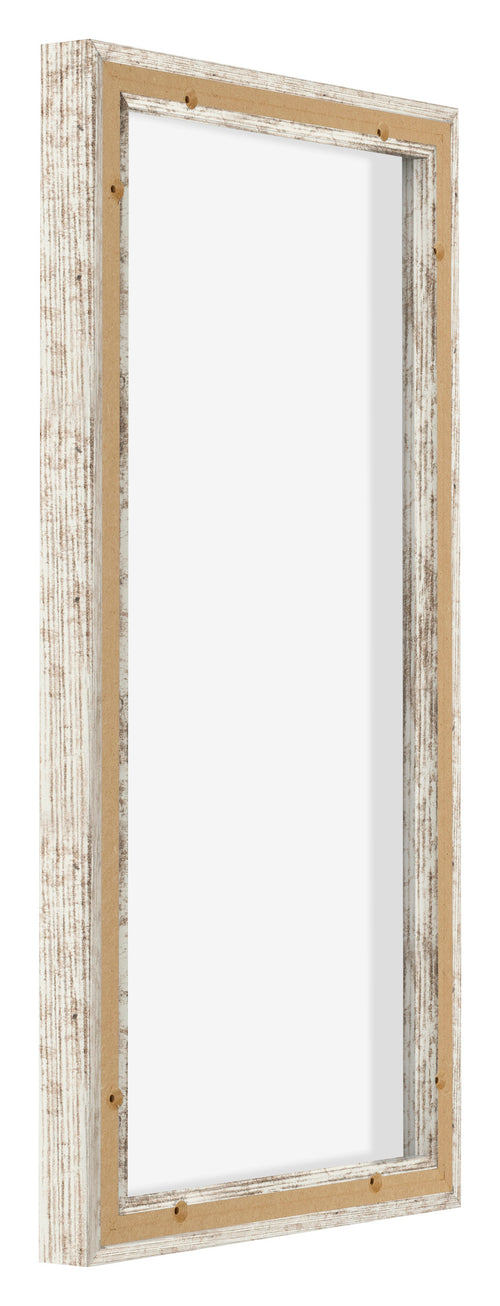Lyon MDF Baklijst 1 2 Wit Vintage Achterzijde Schuin | Yourdecoration.nl