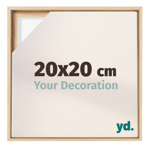 Lyon MDF Baklijst 20x20cm Beuken Voorzijde Maat | Yourdecoration.nl