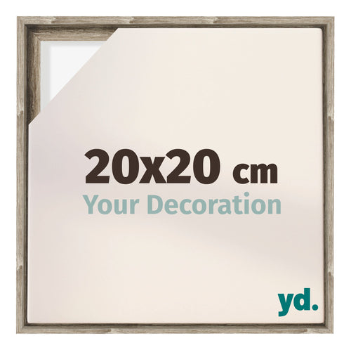 Lyon MDF Baklijst 20x20cm Sonoma Eiken Voorzijde Maat | Yourdecoration.nl