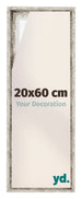 Lyon MDF Baklijst 20x60cm Wit Vintage Voorzijde Maat | Yourdecoration.nl