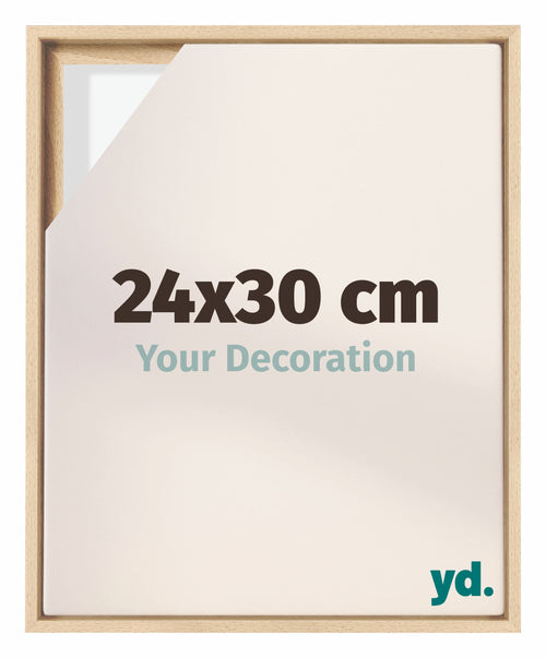 Lyon MDF Baklijst 24x30cm Beuken Voorzijde Maat | Yourdecoration.nl