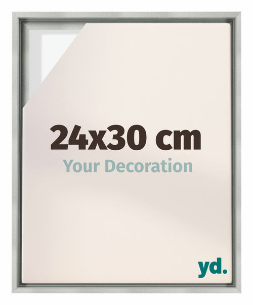 Lyon MDF Baklijst 24x30cm Zilver Mat Voorzijde Maat | Yourdecoration.nl