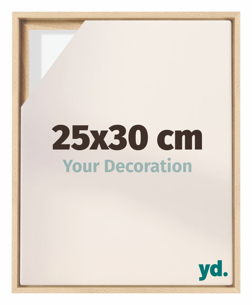 Lyon MDF Baklijst 25x30cm Beuken Voorzijde Maat | Yourdecoration.nl