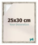 Lyon MDF Baklijst 25x30cm Wit Vintage Voorzijde Maat | Yourdecoration.nl