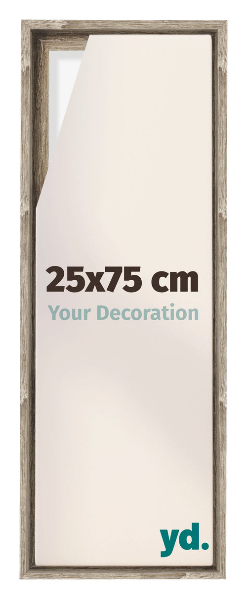 Lyon MDF Baklijst 25x75cm Sonoma Eiken Voorzijde Maat | Yourdecoration.nl