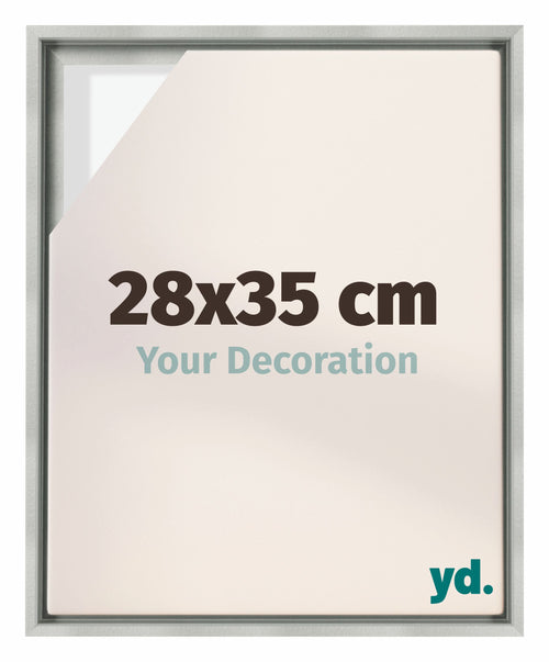Lyon MDF Baklijst 28x35cm Zilver Mat Voorzijde Maat | Yourdecoration.nl