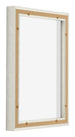 Lyon MDF Baklijst 3 4 White Wash Achterzijde Schuin | Yourdecoration.nl