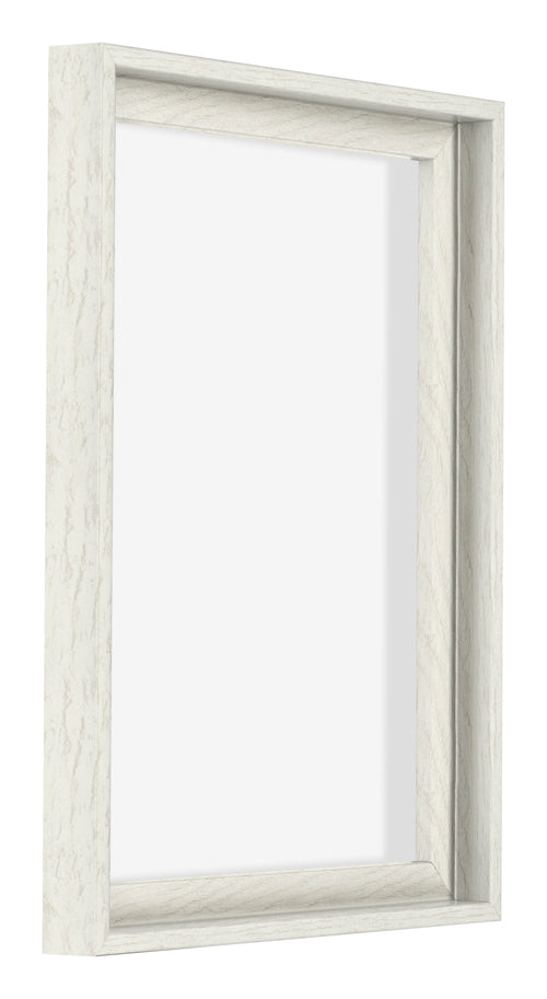Lyon MDF Baklijst 3 4 White Wash Voorzijde Schuin | Yourdecoration.nl