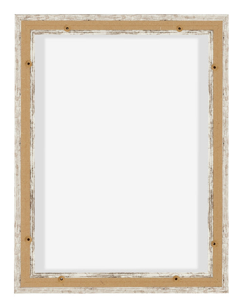 Lyon MDF Baklijst 3 4 Wit Vintage Achterzijde | Yourdecoration.nl