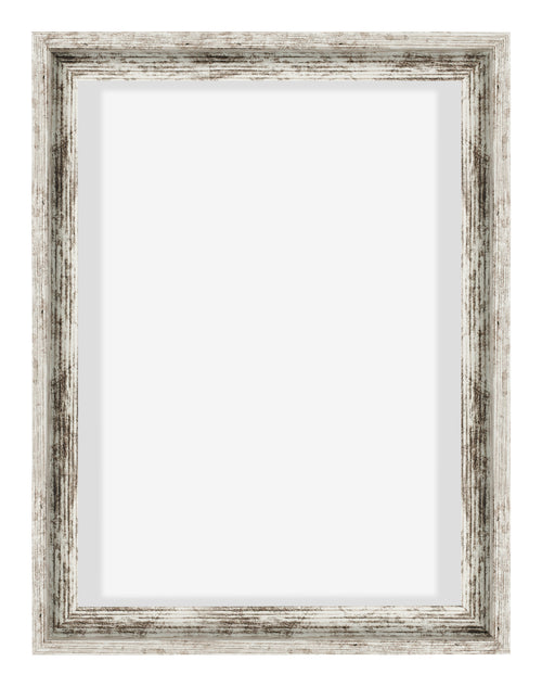 Lyon MDF Baklijst 3 4 Wit Vintage Voorzijde | Yourdecoration.nl