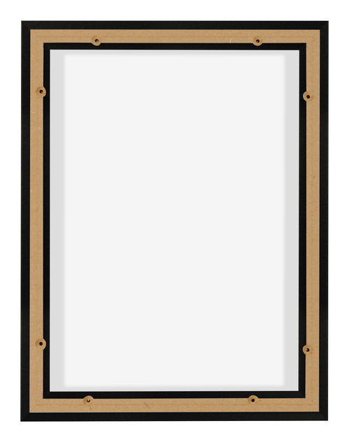 Lyon MDF Baklijst 3 4 Zwart Mat Achterzijde | Yourdecoration.nl