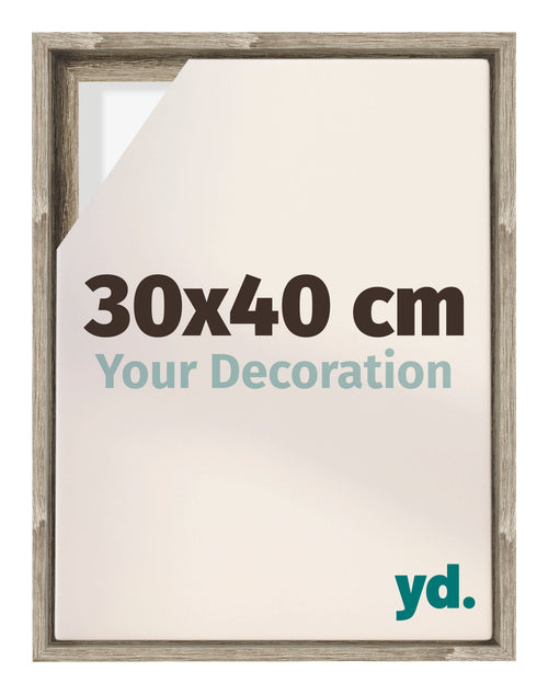 Lyon MDF Baklijst 30x40cm Sonoma Eiken Voorzijde Maat | Yourdecoration.nl