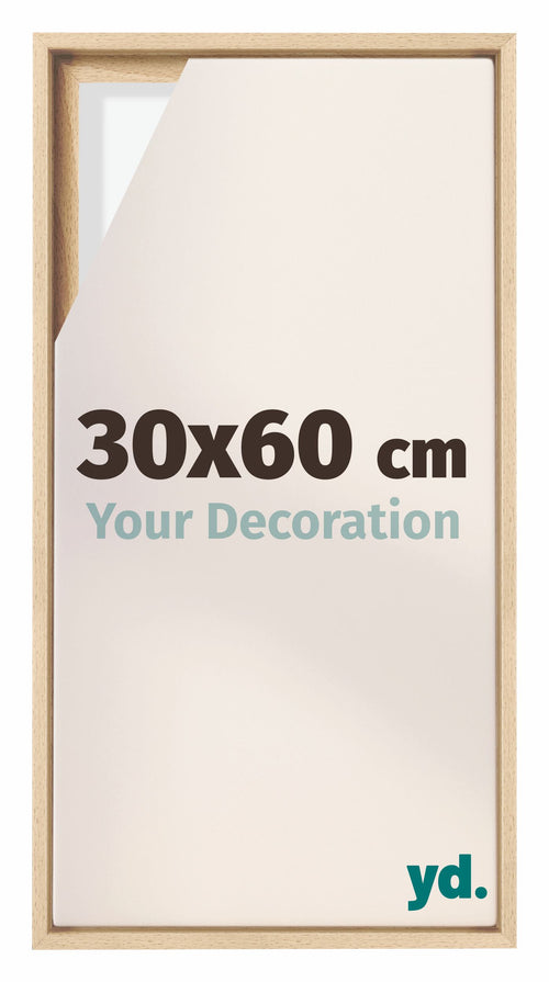 Lyon MDF Baklijst 30x60cm Beuken Voorzijde Maat | Yourdecoration.nl