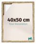 Lyon MDF Baklijst 40x50cm Goud Antiek Voorzijde Maat | Yourdecoration.nl