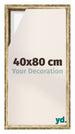 Lyon MDF Baklijst 40x80cm Goud Antiek Voorzijde Maat | Yourdecoration.nl