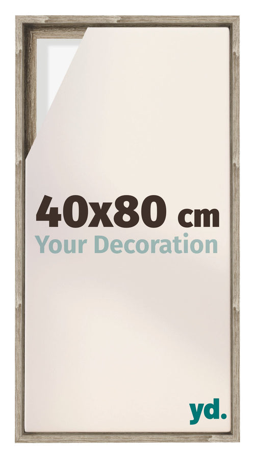 Lyon MDF Baklijst 40x80cm Sonoma Eiken Voorzijde Maat | Yourdecoration.nl