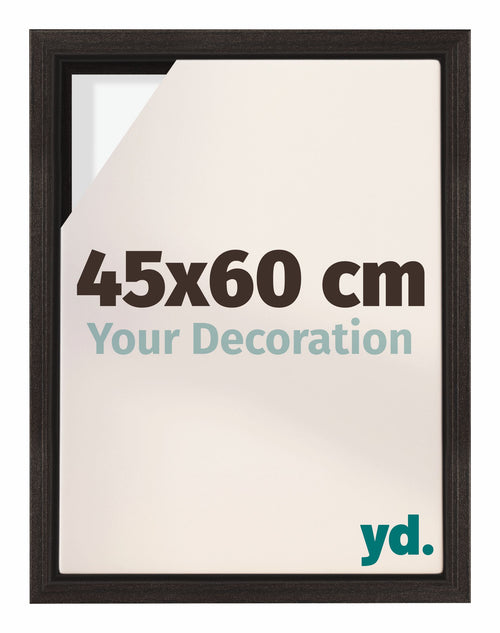 Lyon MDF Baklijst 45x60cm Donker Eiken Voorzijde Maat | Yourdecoration.nl