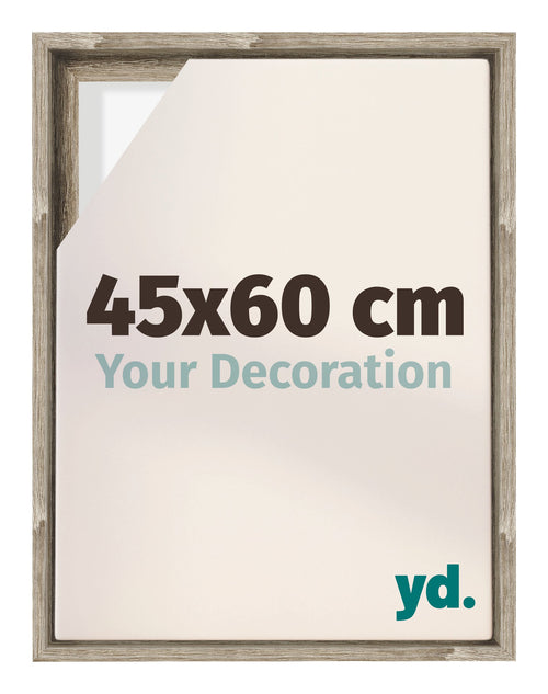 Lyon MDF Baklijst 45x60cm Sonoma Eiken Voorzijde Maat | Yourdecoration.nl