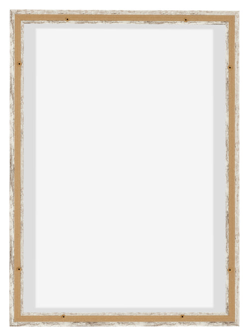 Lyon MDF Baklijst 5 7 Wit Vintage Achterzijde | Yourdecoration.nl