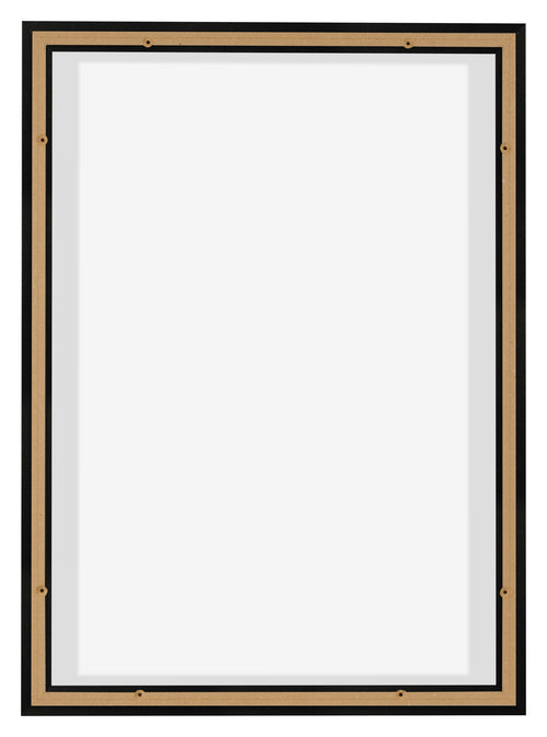 Lyon MDF Baklijst 5 7 Zwart Mat Achterzijde | Yourdecoration.nl