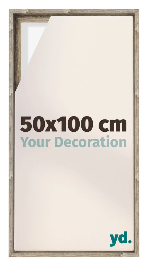 Lyon MDF Baklijst 50x100cm Sonoma Eiken Voorzijde Maat | Yourdecoration.nl