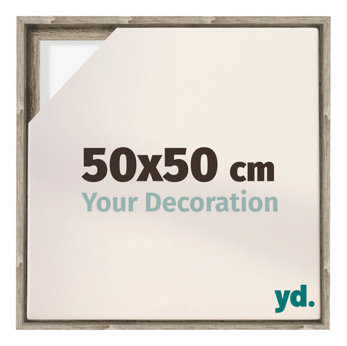 Lyon MDF Baklijst 50x50cm Sonoma Eiken Voorzijde Maat | Yourdecoration.nl