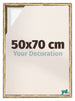 Lyon MDF Baklijst 50x70cm Goud Antiek Voorzijde Maat | Yourdecoration.nl