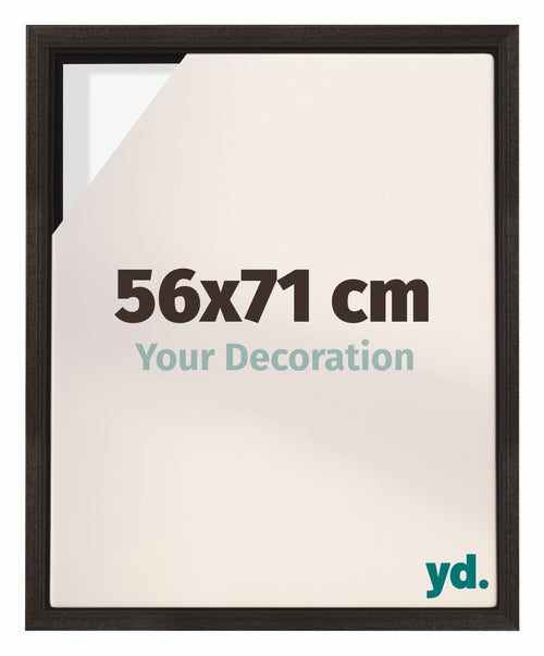 Lyon MDF Baklijst 56x71cm Donker Eiken Voorzijde Maat | Yourdecoration.nl