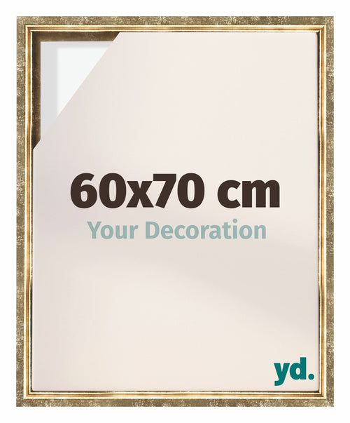 Lyon MDF Baklijst 60x70cm Goud Antiek Voorzijde Maat | Yourdecoration.nl