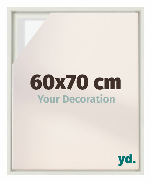 Lyon MDF Baklijst 60x70cm Wit Mat Voorzijde Maat | Yourdecoration.nl