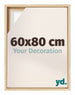 Lyon MDF Baklijst 60x80cm Beuken Voorzijde Maat | Yourdecoration.nl