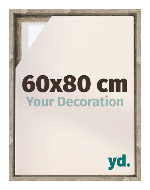 Lyon MDF Baklijst 60x80cm Sonoma Eiken Voorzijde Maat | Yourdecoration.nl