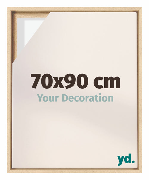 Lyon MDF Baklijst 70x90cm Beuken Voorzijde Maat | Yourdecoration.nl