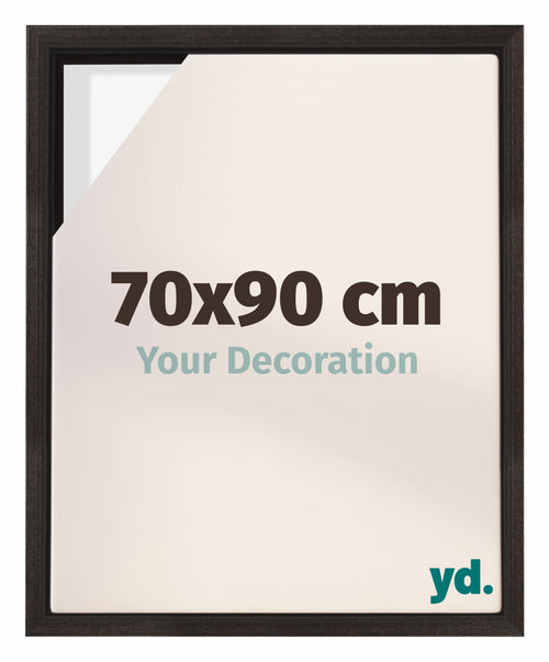 Lyon MDF Baklijst 70x90cm Donker Eiken Voorzijde Maat | Yourdecoration.nl