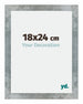Mura MDF Fotolijst 18x24cm IJzer Geveegd Voorzijde Maat | Yourdecoration.nl