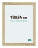 Mura MDF Fotolijst 18x24cm Sonoma Eiken Voorzijde Maat | Yourdecoration.nl