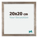 Mura MDF Fotolijst 20x20cm Metaal Vintage Voorzijde Maat | Yourdecoration.nl