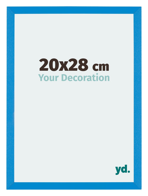 Mura MDF Fotolijst 20x28cm Helder Blauw Voorzijde Maat | Yourdecoration.nl