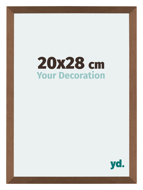 Mura MDF Fotolijst 20x28cm Koper Decor Voorzijde Maat | Yourdecoration.nl