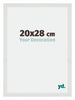 Mura MDF Fotolijst 20x28cm Wit Mat Voorzijde Maat | Yourdecoration.nl