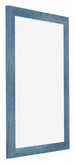 Mura MDF Fotolijst 20x30cm Helder Blauw Geveegd Voorzijde Schuin | Yourdecoration.nl