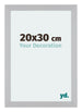 Mura MDF Fotolijst 20x30cm Zilver Mat Voorzijde Maat | Yourdecoration.nl