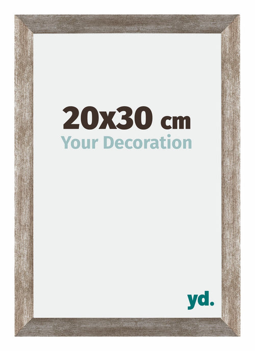 Mura MDF Fotolijst 20x30cm Metaal Vintage Voorzijde Maat | Yourdecoration.nl