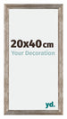 Mura MDF Fotolijst 20x40cm Metaal Vintage Voorzijde Maat | Yourdecoration.nl